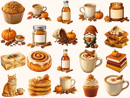 Pumpkin Spice Clipart