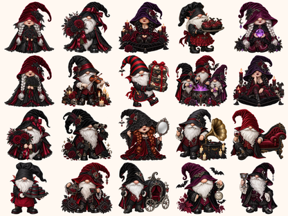 Vampire Gnomes Clipart — listing preview 6