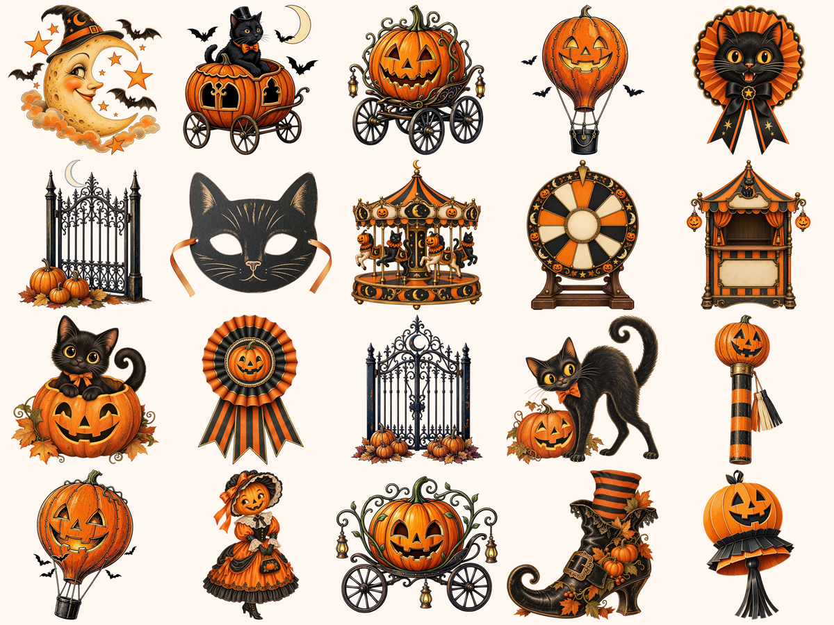 Vintage Halloween Clipart