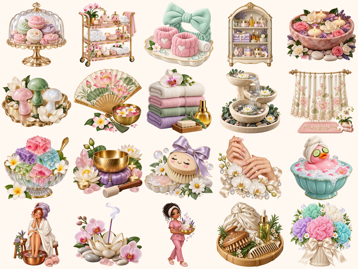 Spa Clipart — listing preview 6