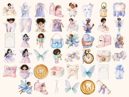 Tooth Fairy Watercolor Clipart