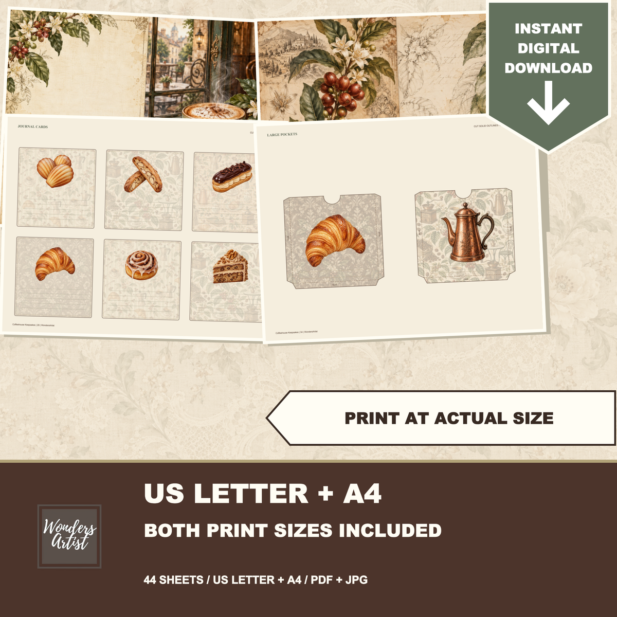 Coffeehouse Keepsakes Journal Kit — listing image 7