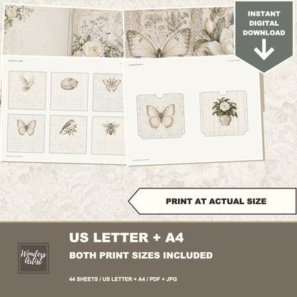 Shades of White Journal Kit — listing image 7