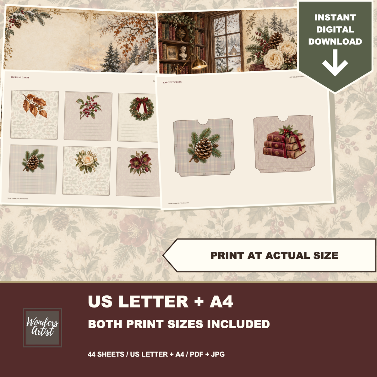 Winter Cottage Journal Kit — listing image 7