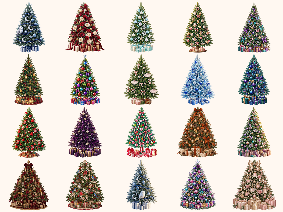 Christmas Trees Clipart