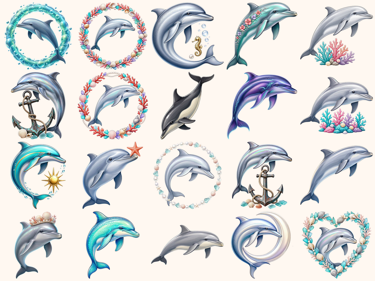 Dolphins Clipart