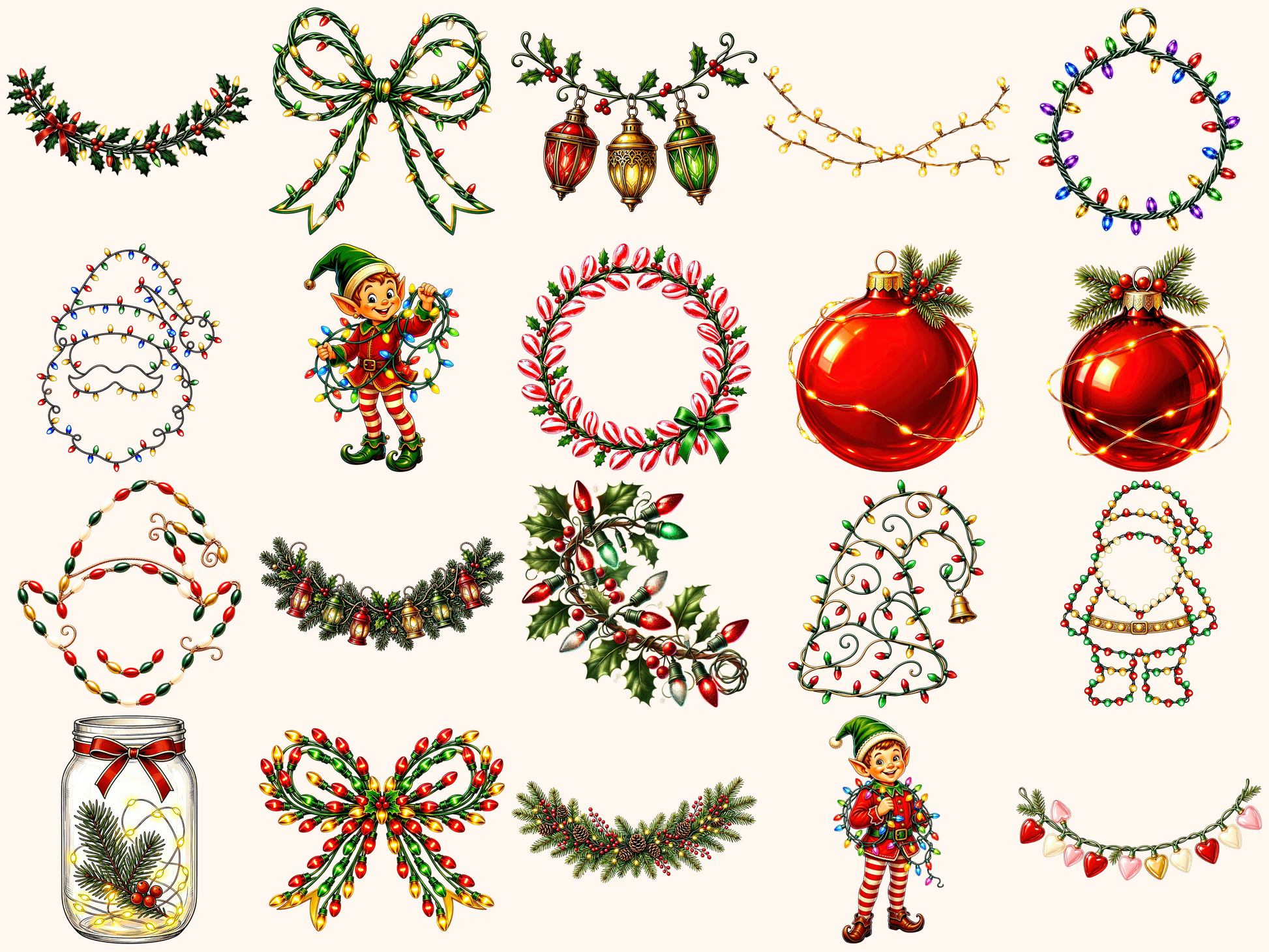 Christmas Lights Clipart