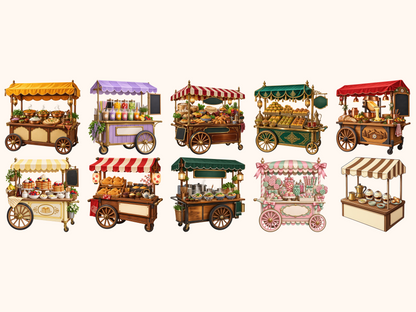 Food Carts Clipart
