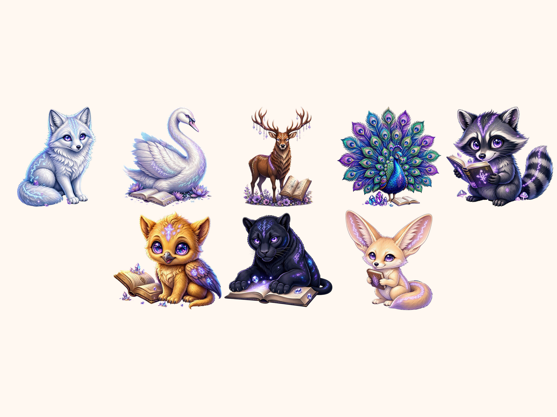 Runic Animals Clipart