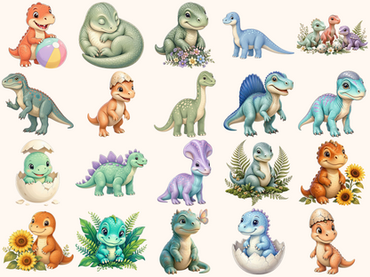 Baby Dinosaurs Clipart