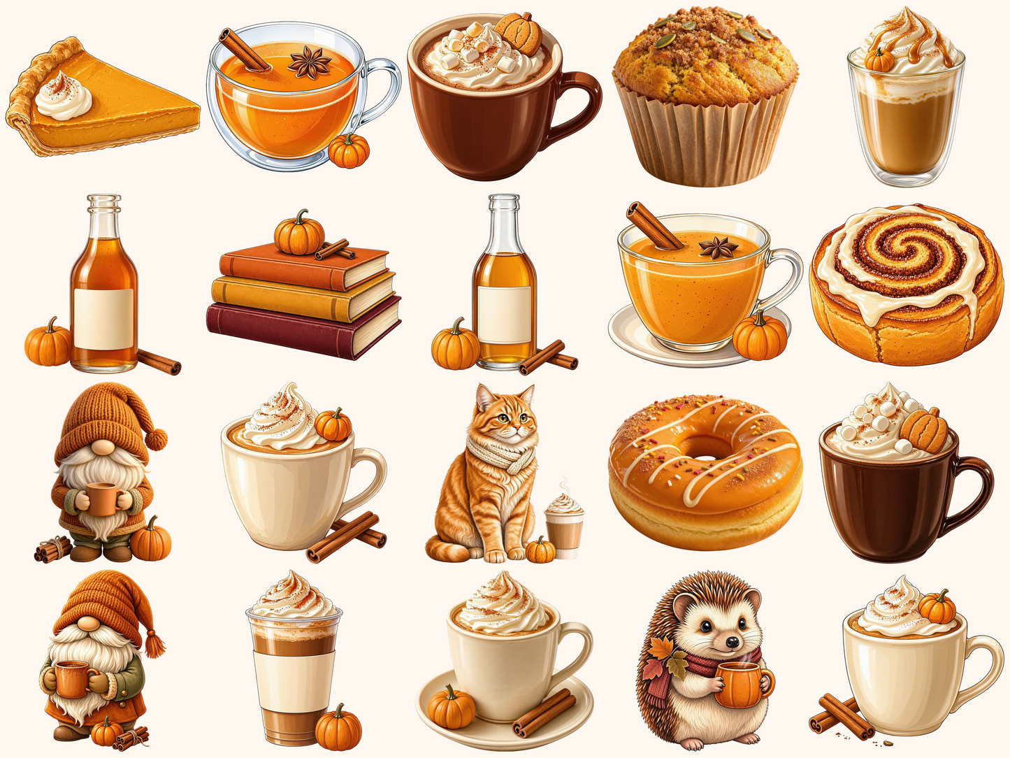 Pumpkin Spice Clipart