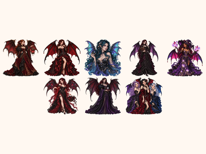 Vampire Witches Clipart — listing preview 7