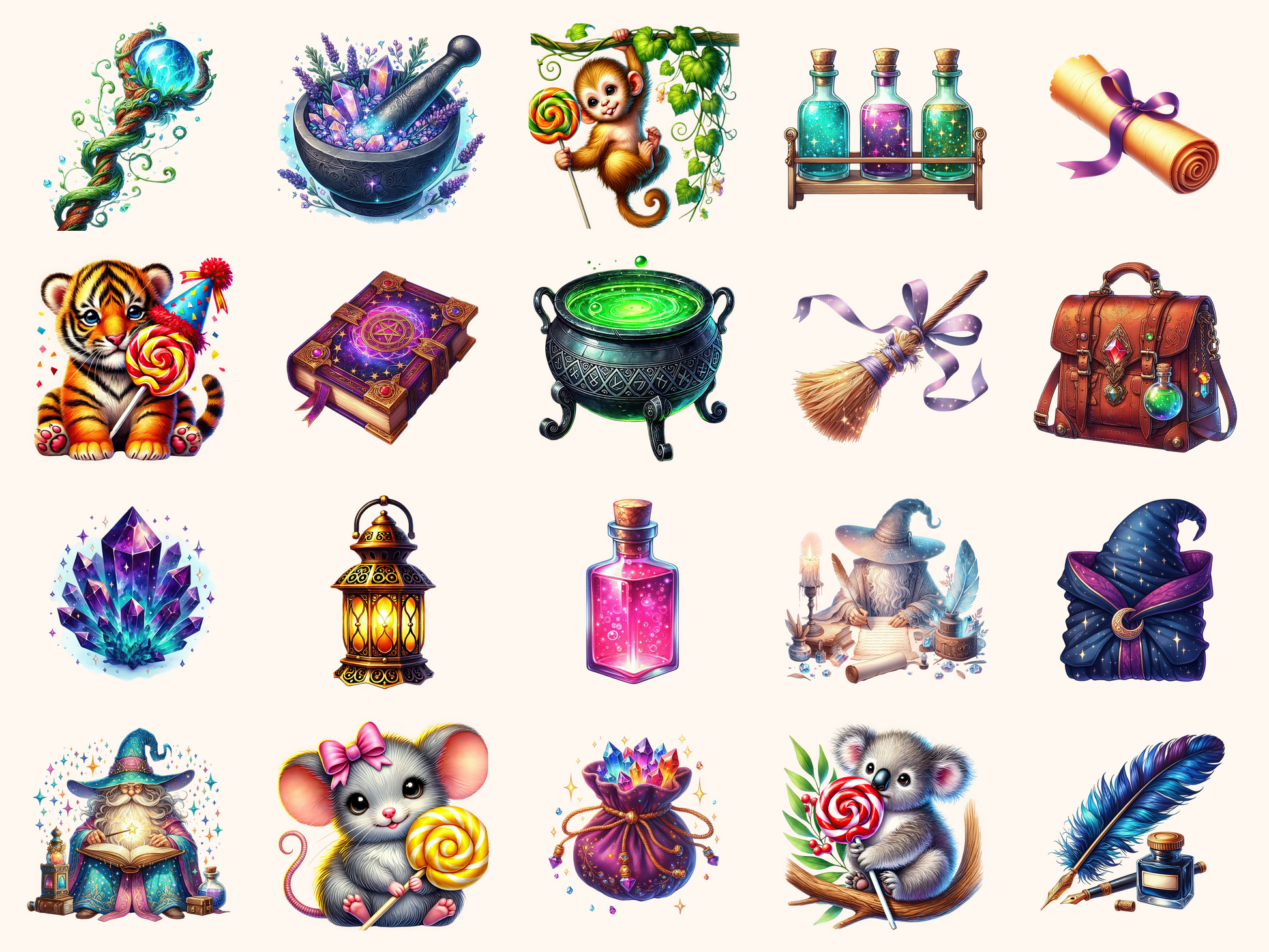 Wizard's Supplies Clipart