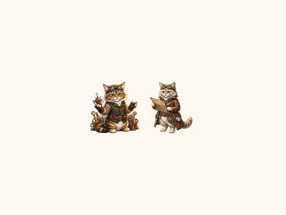 Steampunk Cats Clipart