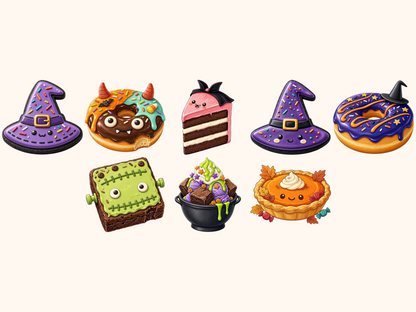 Halloween Desserts Clipart