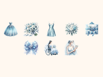 Icy Bridal Clipart