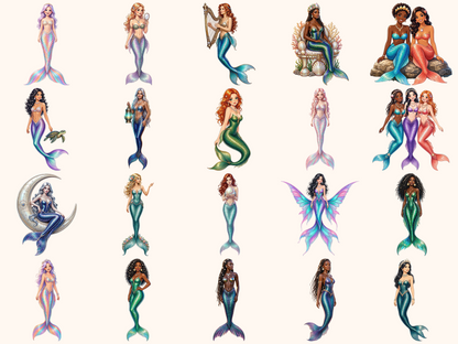 Mermaids Clipart