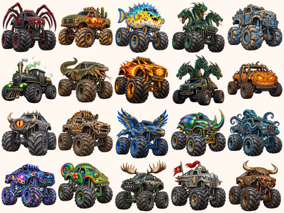 Monster Trucks Clipart