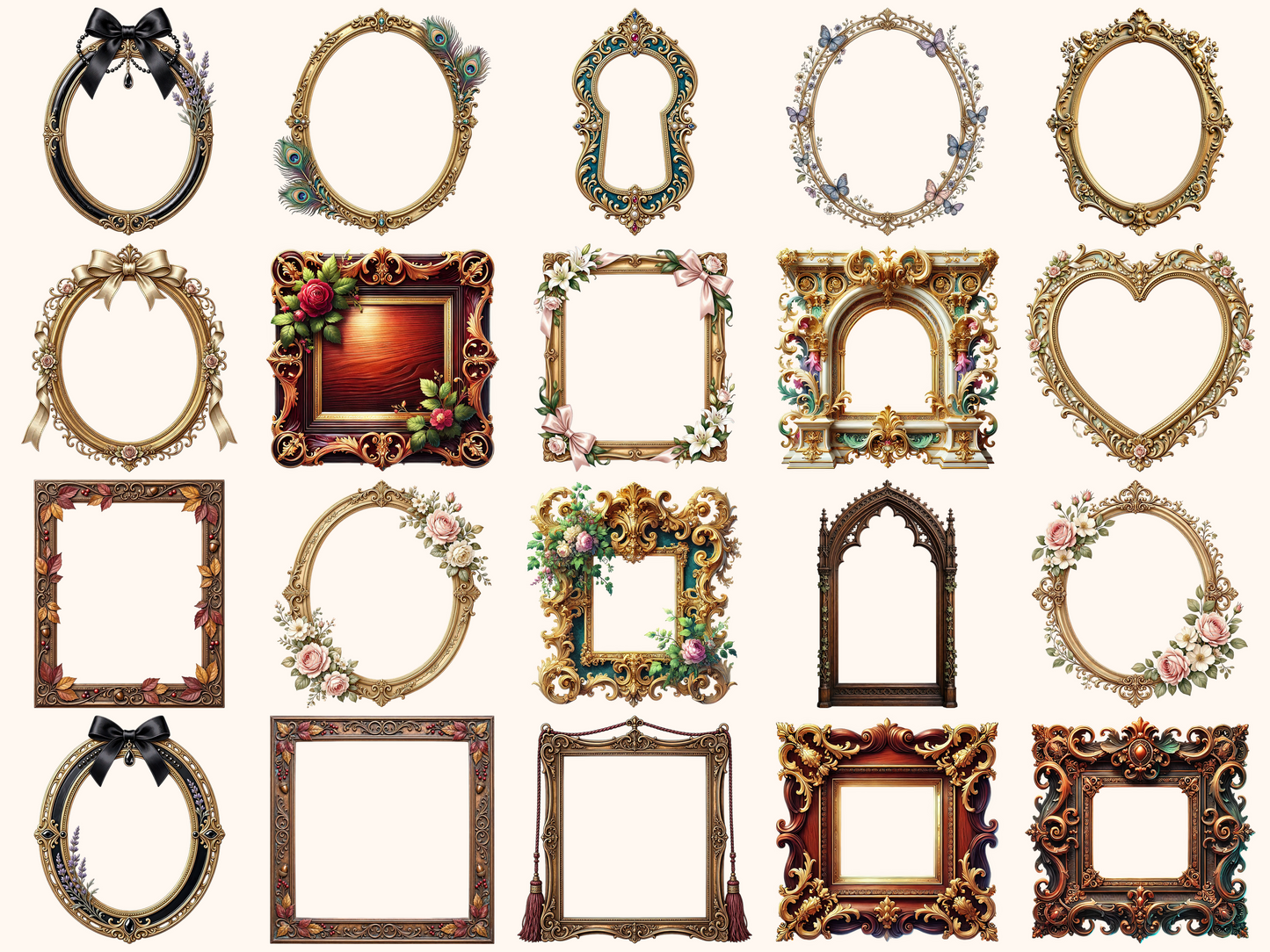 Victorian Frames Clipart
