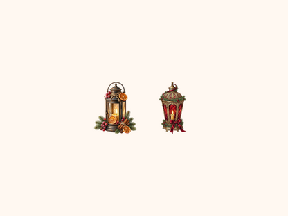 Christmas Lanterns Clipart