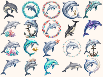 Dolphins Clipart