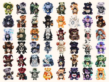 Scare Bears Watercolor Clipart — listing preview 7