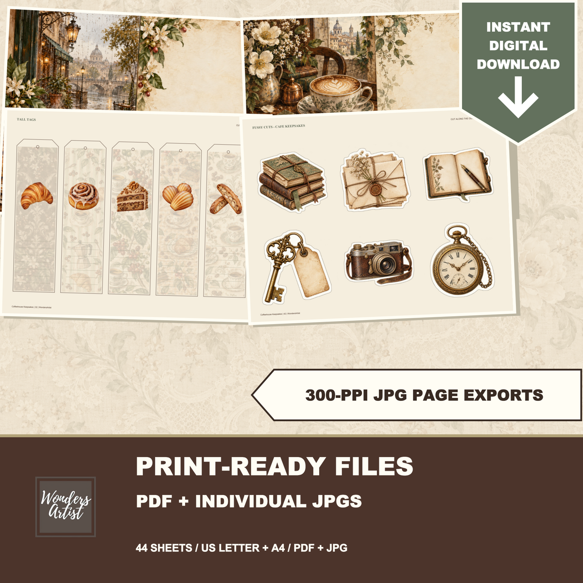 Coffeehouse Keepsakes Journal Kit — listing image 8