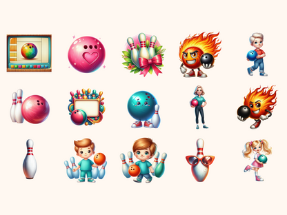Bowling Clipart