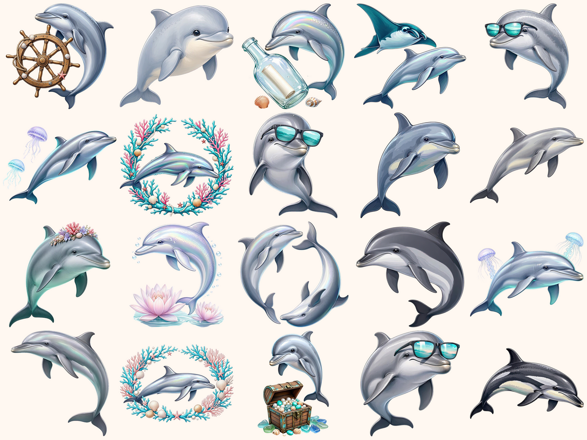 Dolphins Clipart