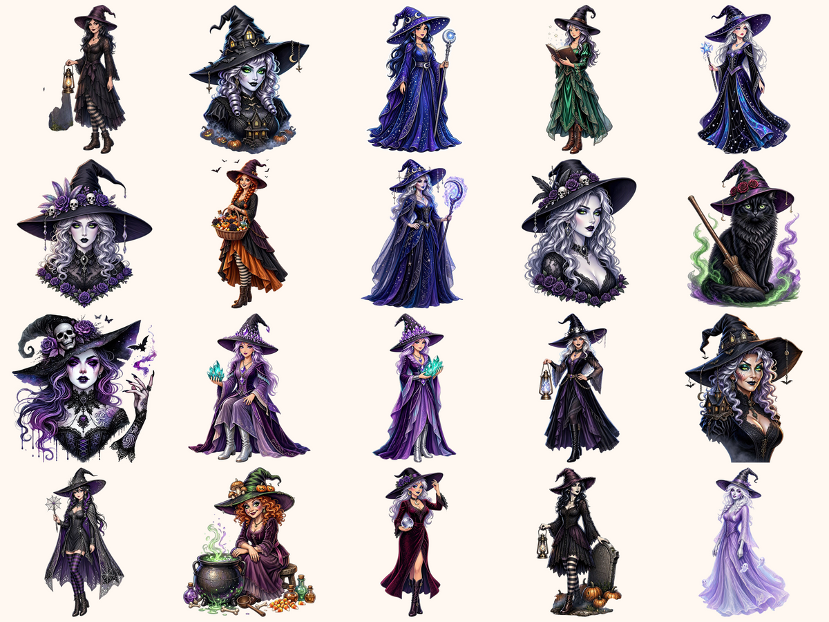 Halloween Witches Clipart