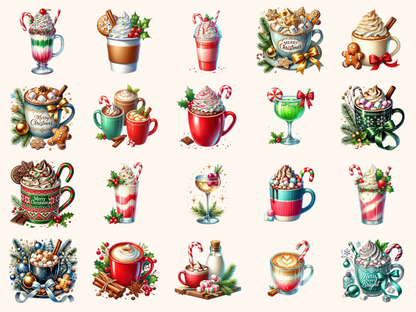 Christmas Drinks Clipart
