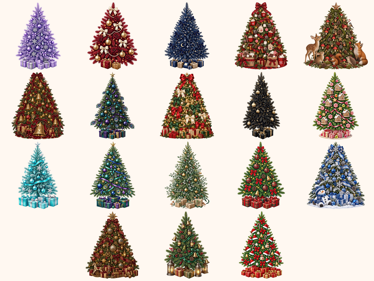 Christmas Trees Clipart