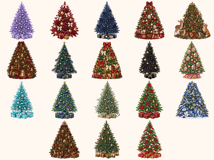 Christmas Trees Clipart