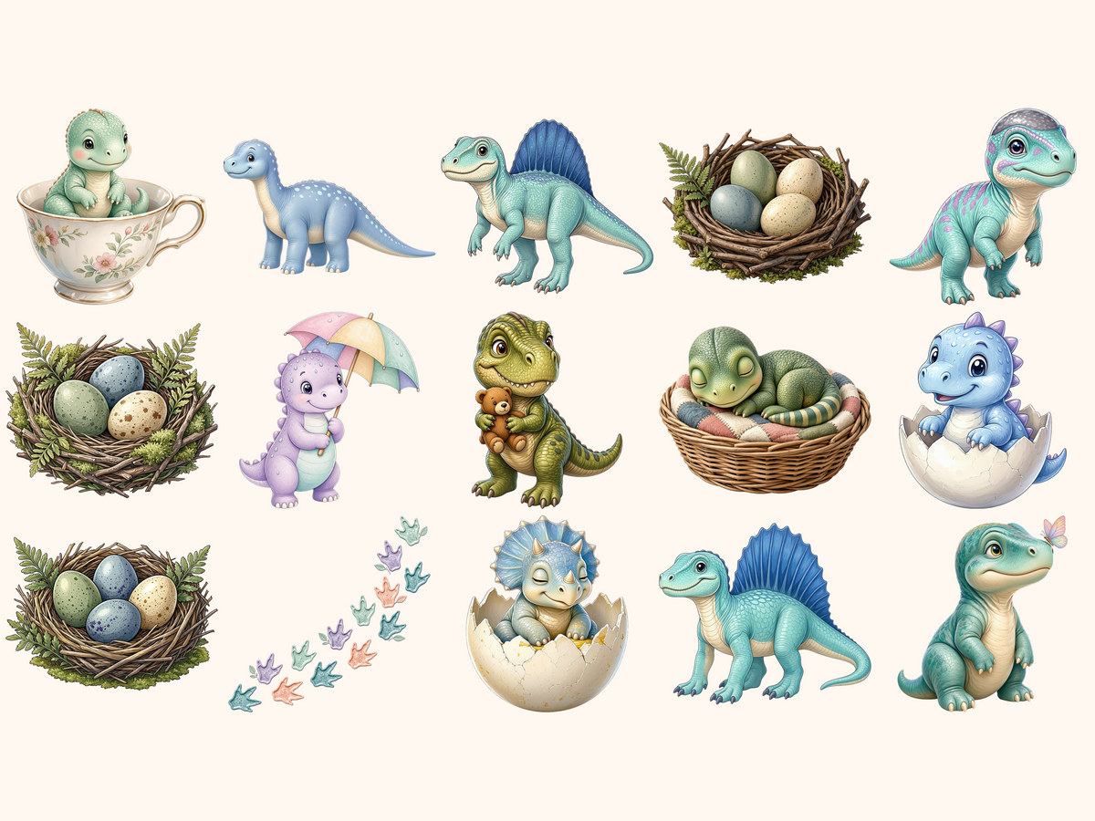 Baby Dinosaurs Clipart