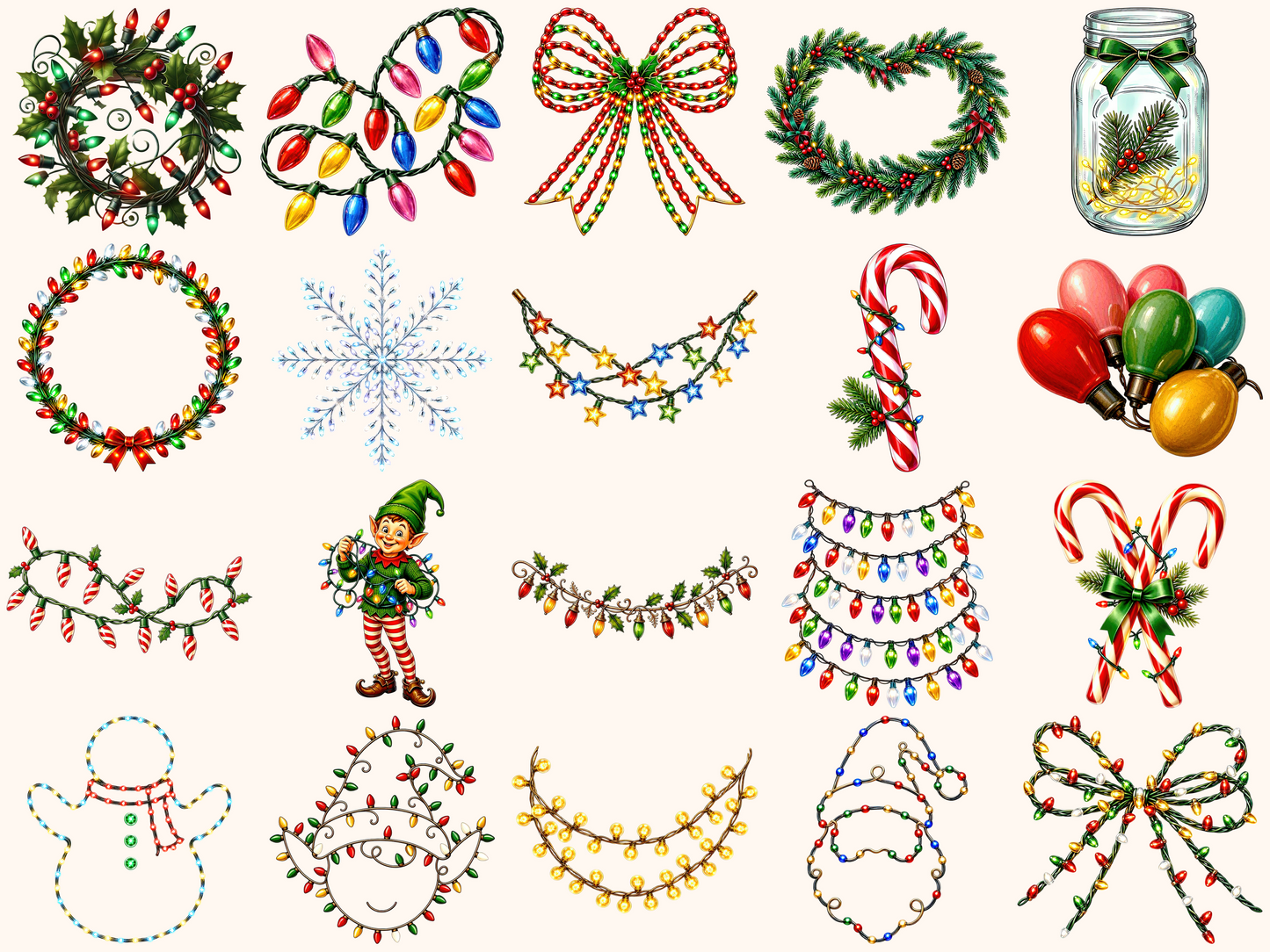 Christmas Lights Clipart