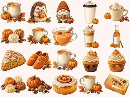 Pumpkin Spice Clipart