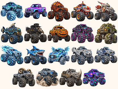 Monster Trucks Clipart