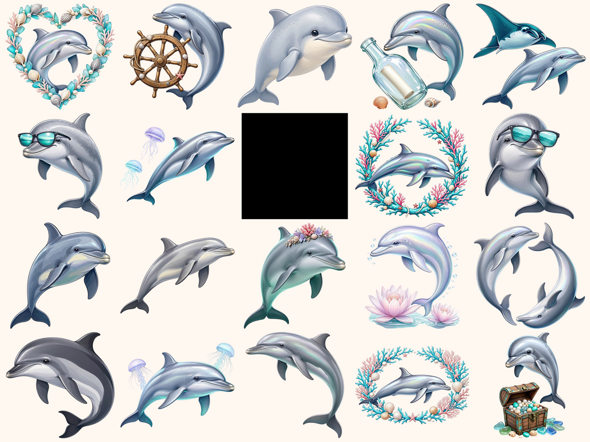Dolphins Clipart