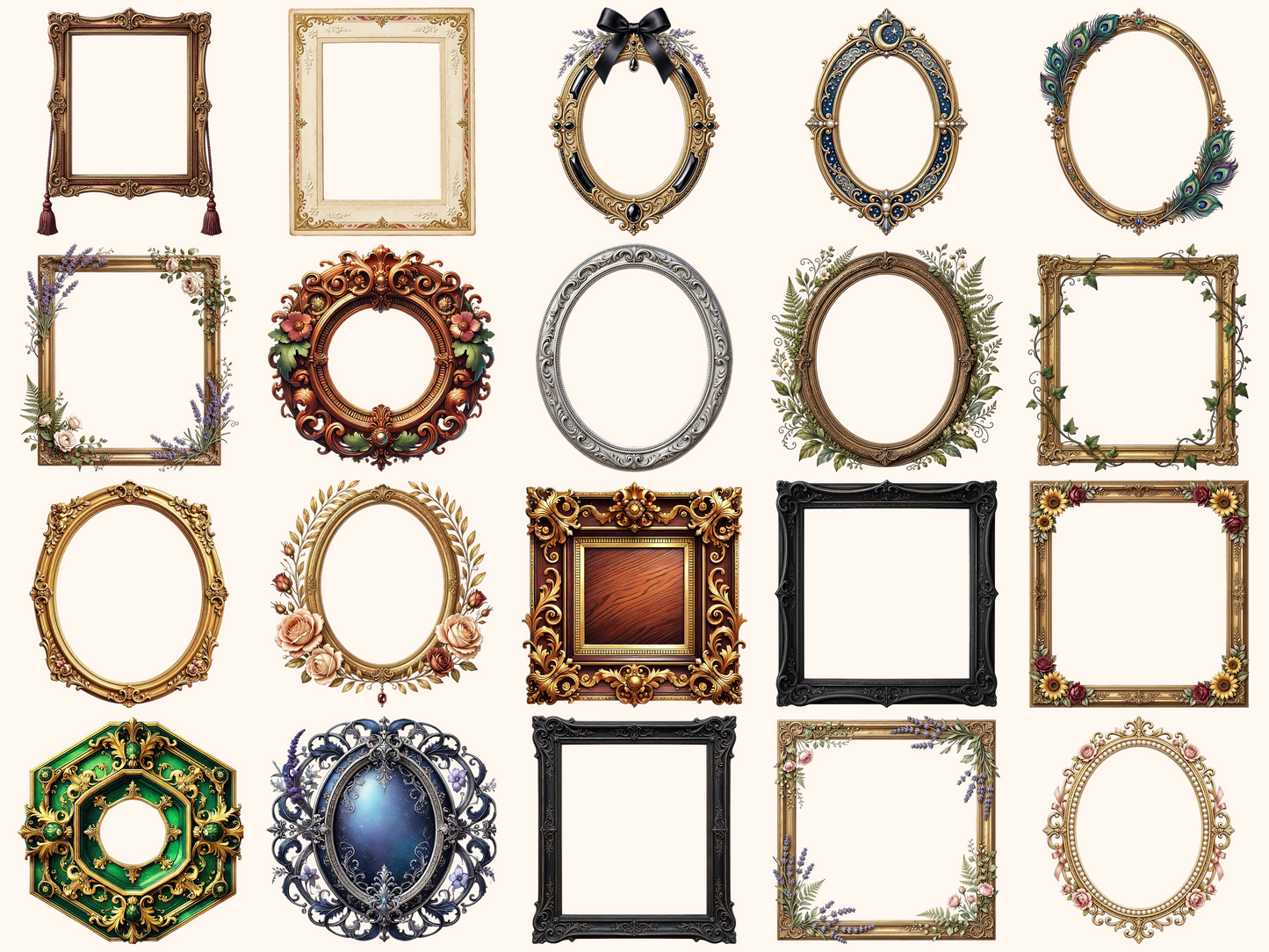 Victorian Frames Clipart