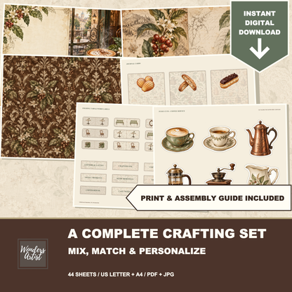 Coffeehouse Keepsakes Journal Kit — listing image 9