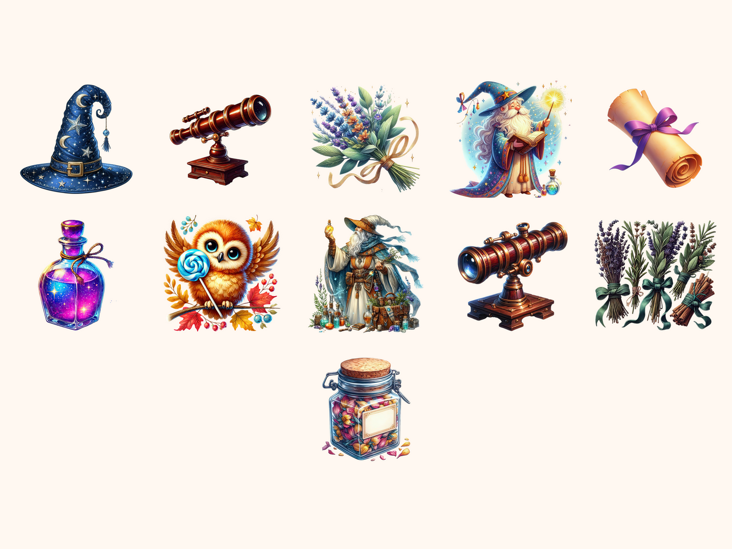 Wizard's Supplies Clipart