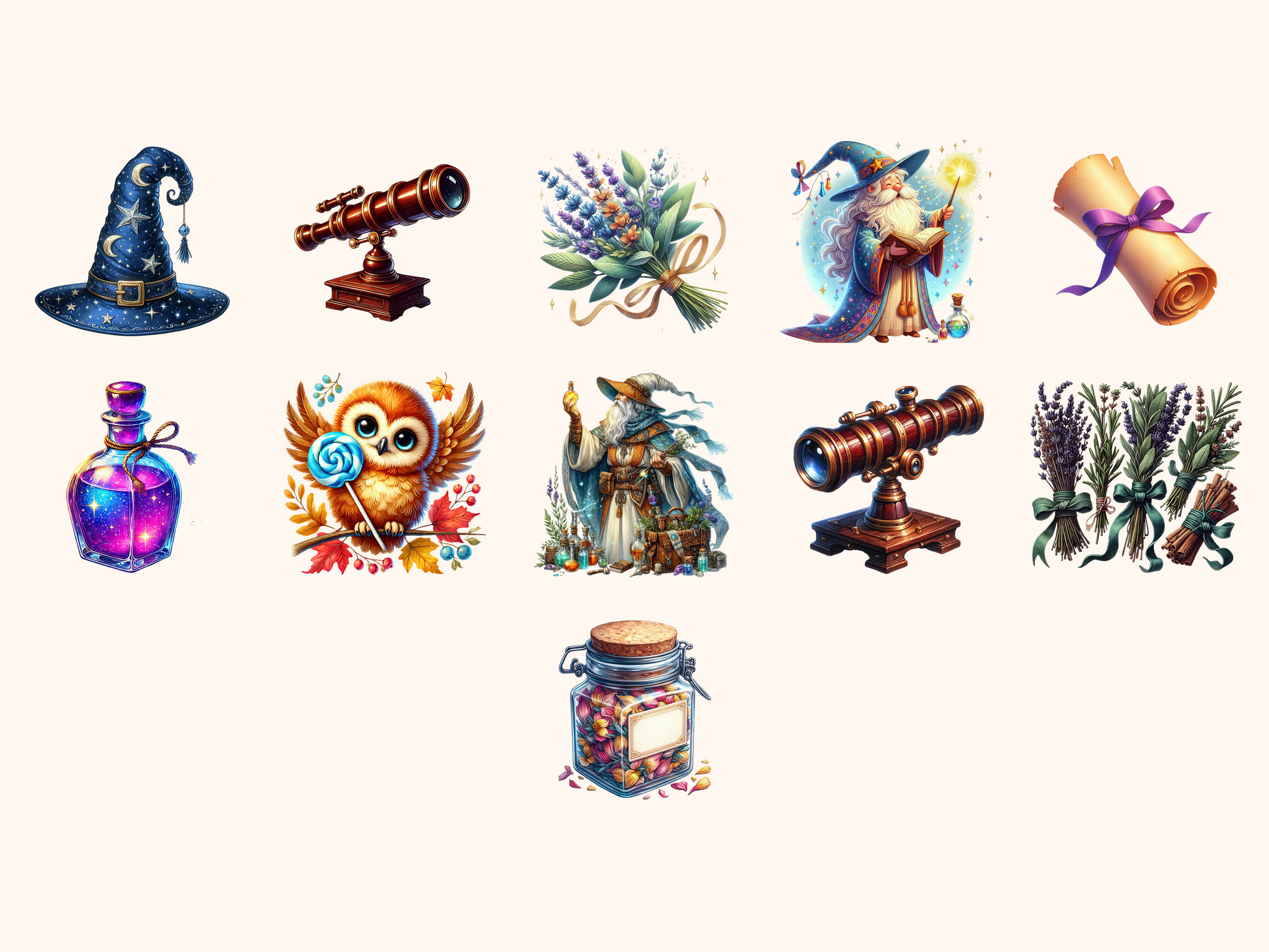 Wizard's Supplies Clipart