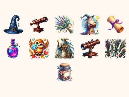Wizard's Supplies Clipart