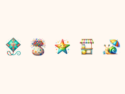 Whimsy Summer Clipart