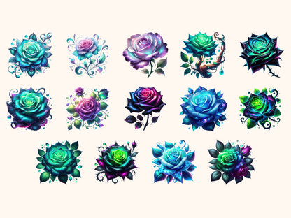 Fantasy Roses Clipart