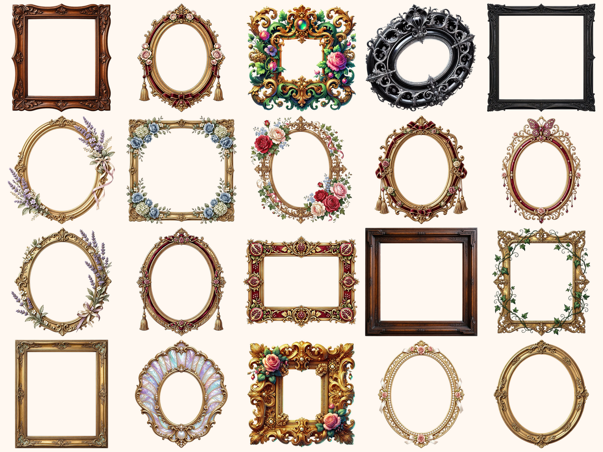 Victorian Frames Clipart