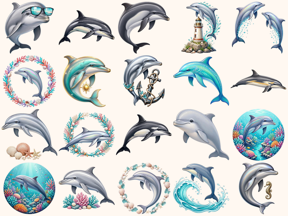 Dolphins Clipart