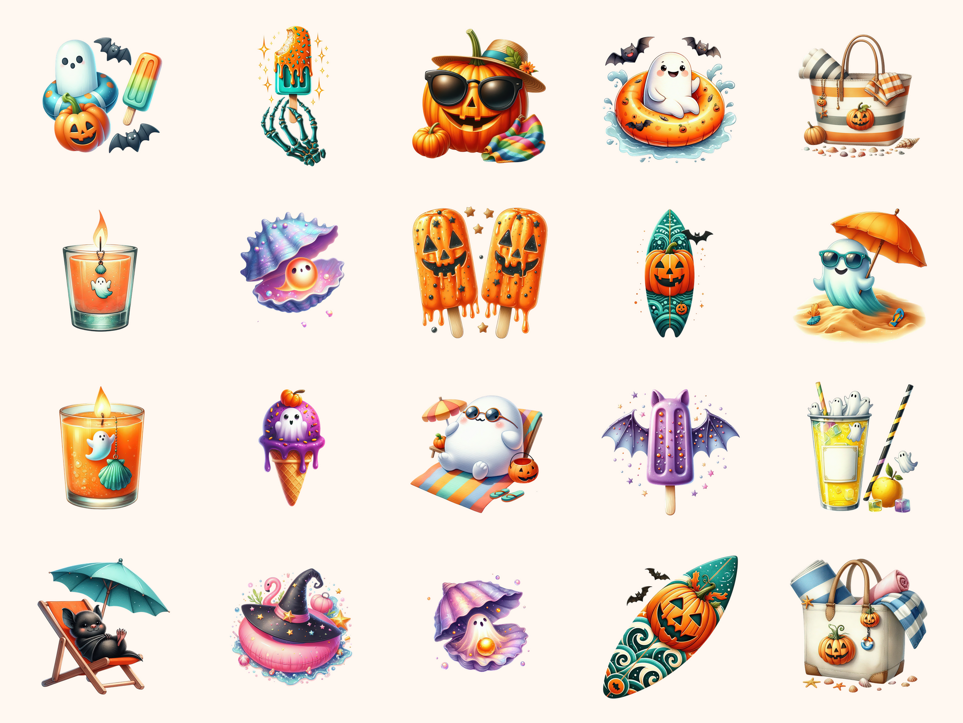 Summerween Clipart