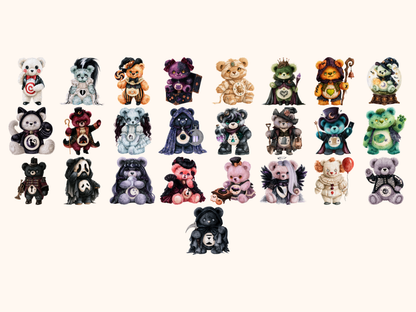 Scare Bears Watercolor Clipart — listing preview 9