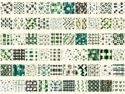 Clover Checks Digital Paper